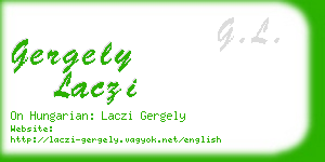 gergely laczi business card